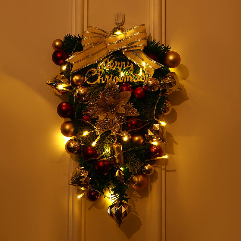 Festlicher Weihnachtskranz – Dekorative Weihnachtsdekoration für Tür und Wand