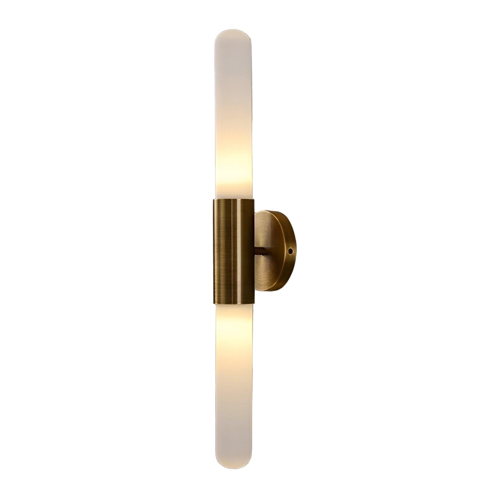 Nordic Water-Ripple Glas Messing Wandlampe LED 1-Licht