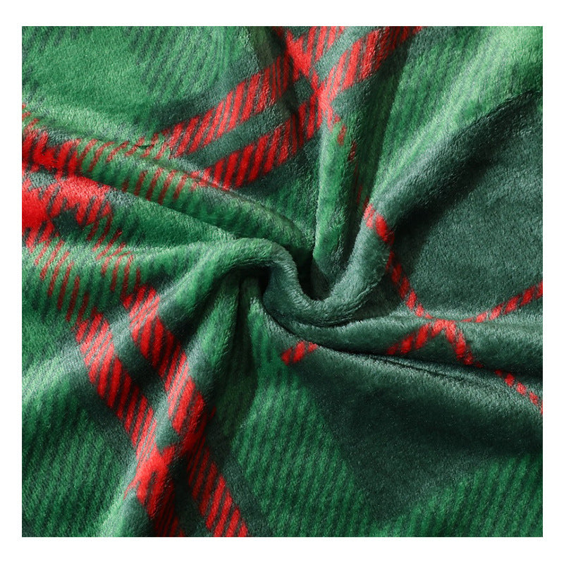 Plüsch Fleece Decken mit Schottischem Karomuster – Weiche, Warme Plaid für Sofa und Bett