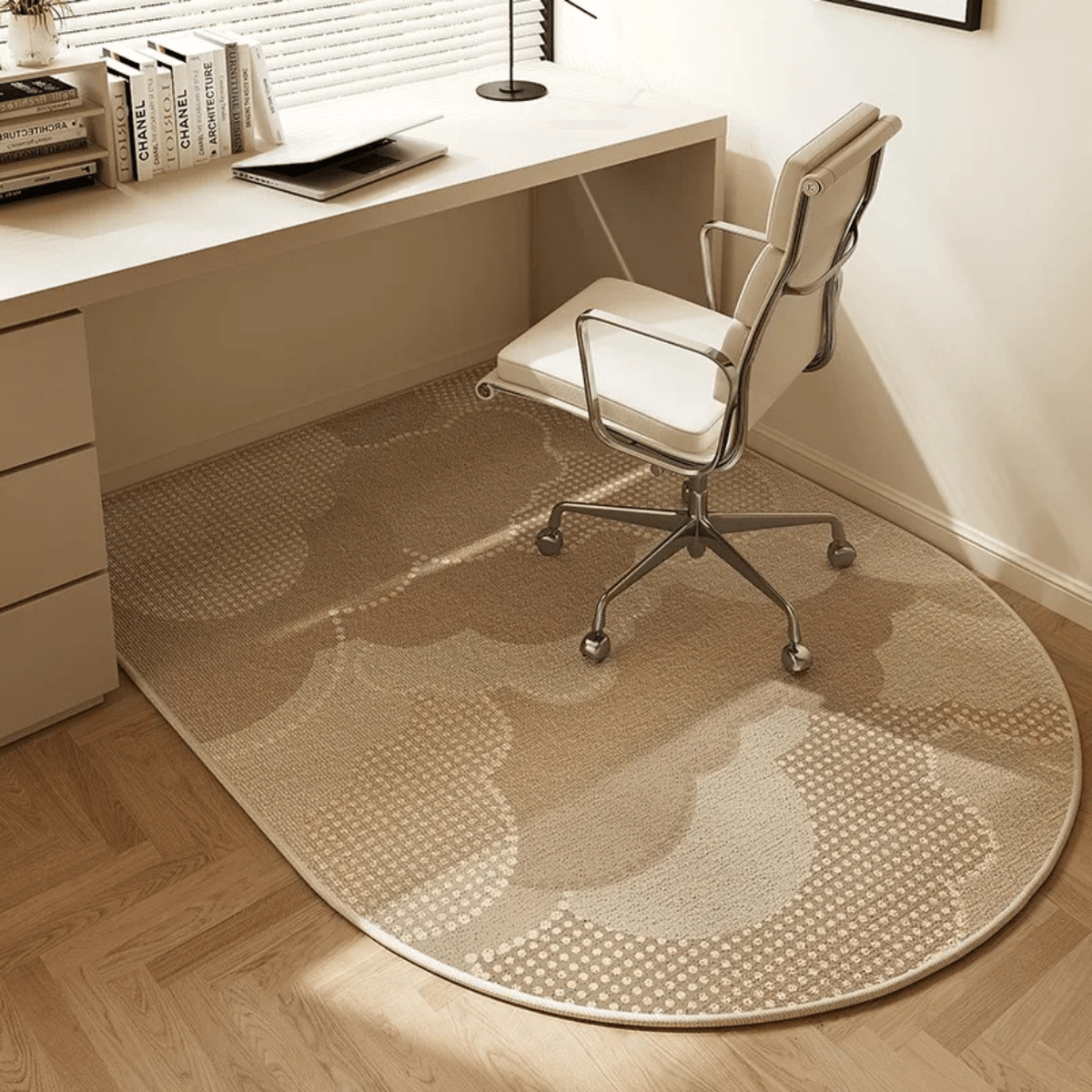 VloerShield Stuhlmatte – Transparente Schutzmatte für Bürostühle