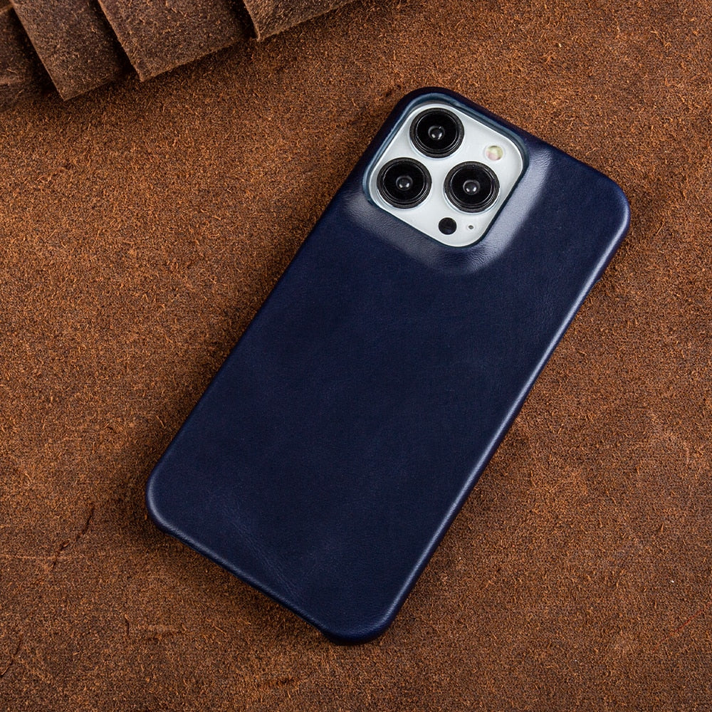 Sandsberg | iPhone Lederhülle | Echtes Ölwachs-Leder mit Schutzfunktion