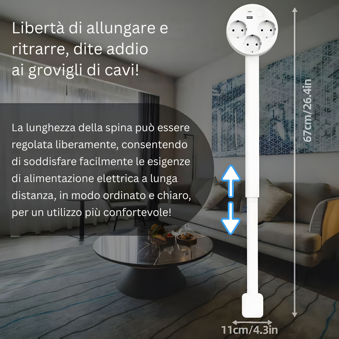 PowerReach | Die intelligente und stilvolle Verlängerungssteckdose für ein modernes Zuhause