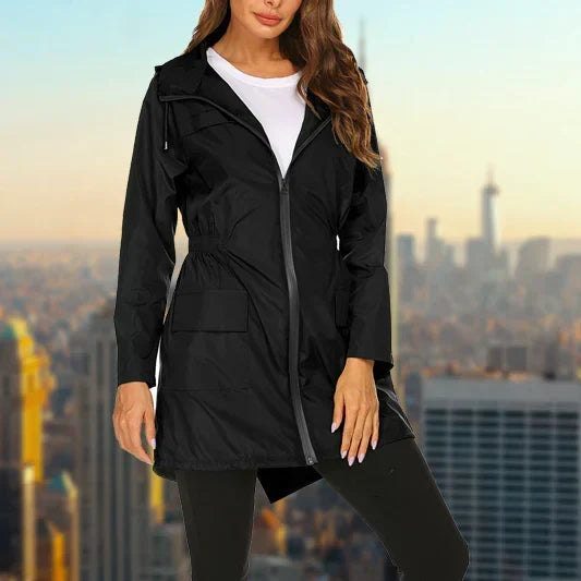Damen Regenjacke – Stilvolle Wasserdichte Jacke für Regenwetter