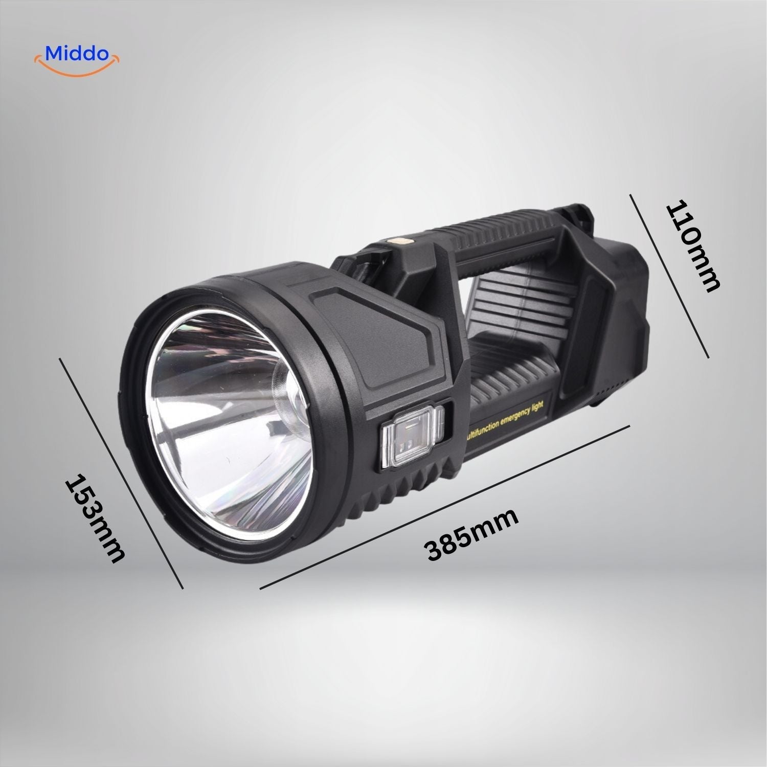 LumenMax Ultra-Lampe | Extrem hell • 6000mAh • 500m Reichweite