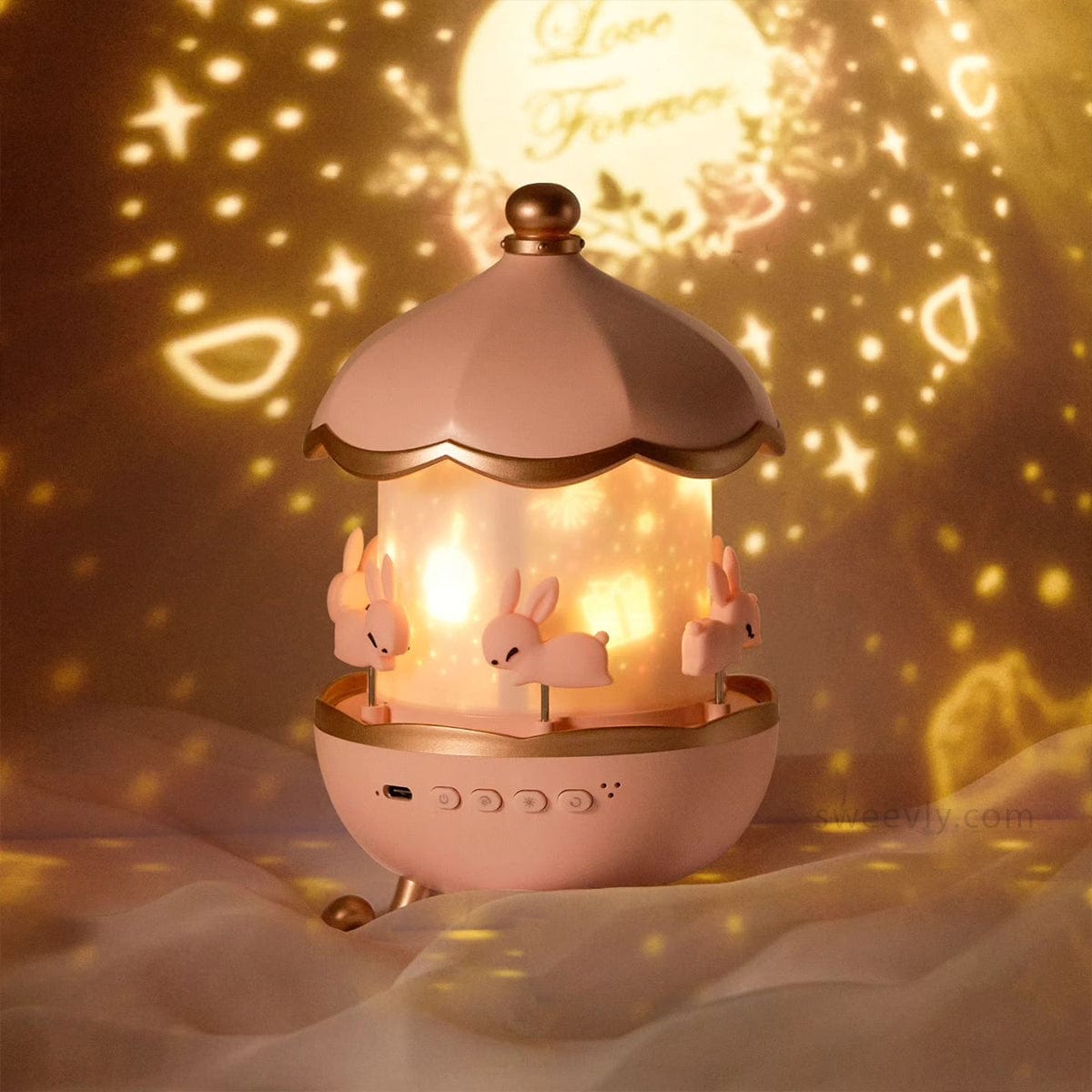 StarryTunes Musikdose Projektorlampe | Eine magische Mischung aus Licht und Melodie
