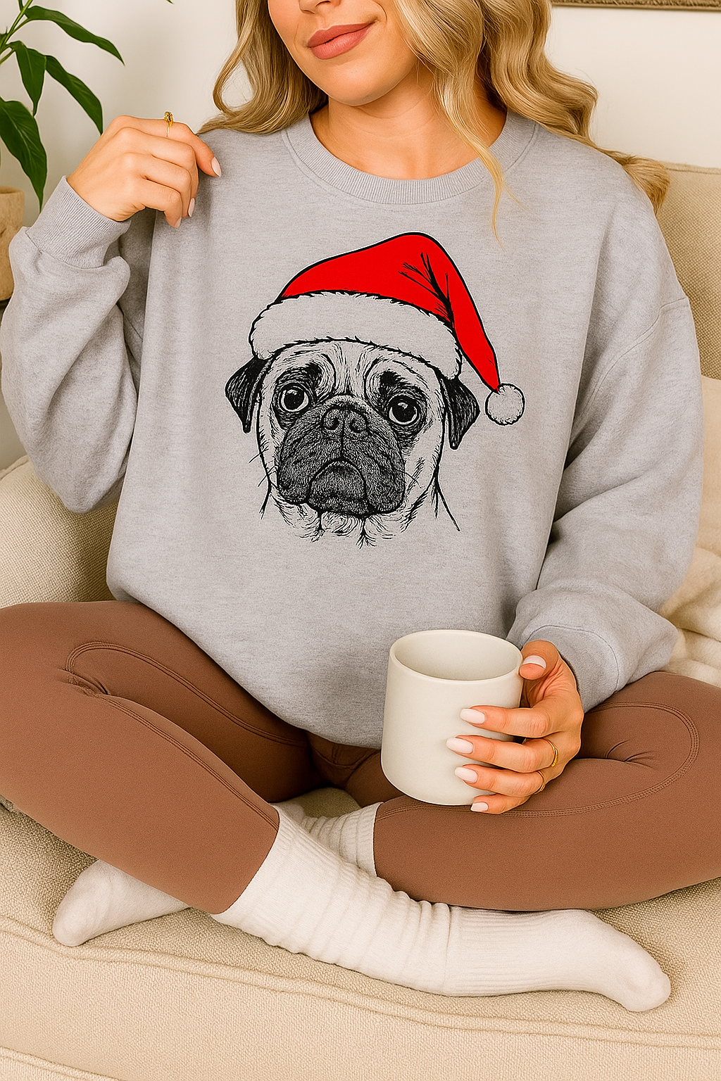 Santa Paws - Weihnachts-Hundepullover