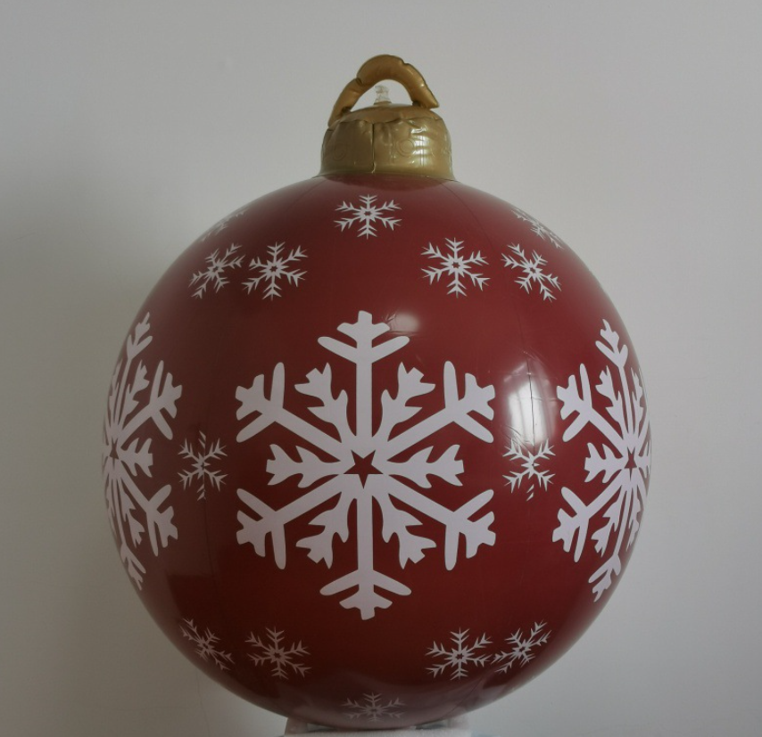 GlanzBall XL Weihnachtsdekoration – Wetterfeste Jumbo Weihnachtskugeln für Innen und Außen