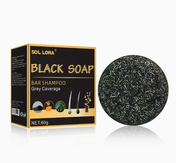 Natürliche Haarverdunkelungs-Bar-Shampoo