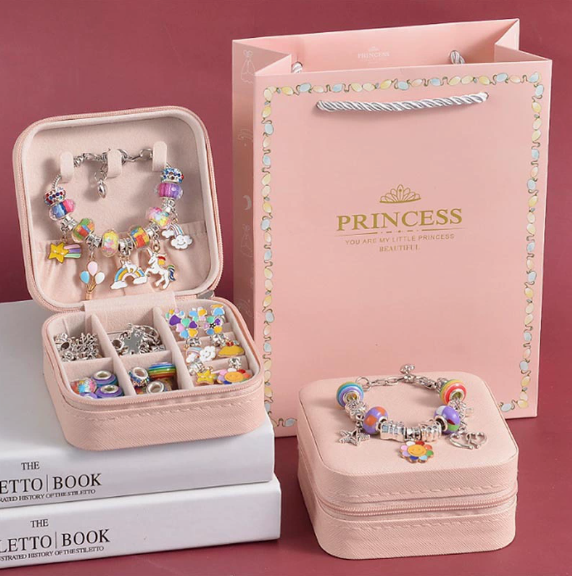 Handgefertigtes Perlenarmband-Set für Kinder