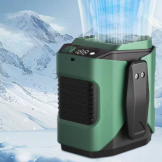 Venturo Breeze Fan | Tragbarer Herrenventilator mit Powerbank und LED-Lampe