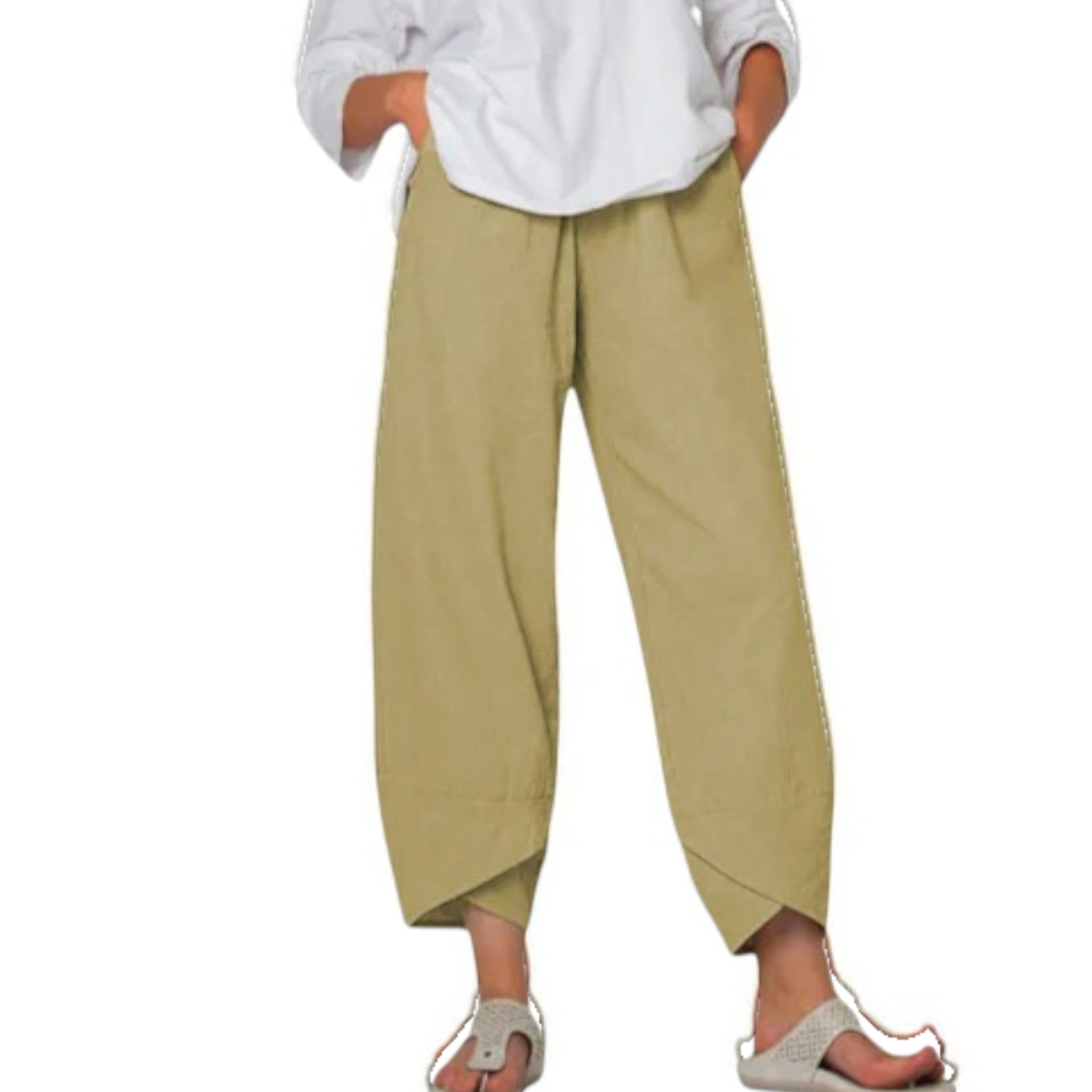 Damenhose mit weitem Bein | Sommer