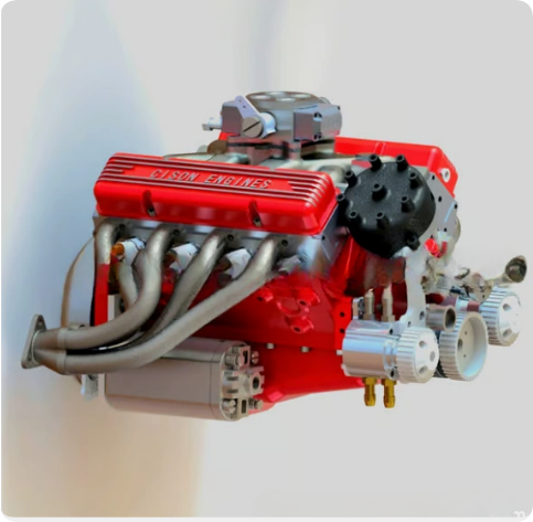 🎉Letzter Tag Aktion 50% RABATT 🔥 - Sammlerstück eines OHV V8 Small-Block-Motors