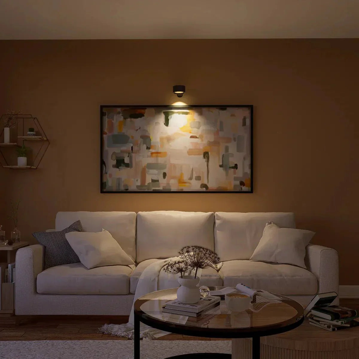 Drahtlose Wandlampe 360° Magnet