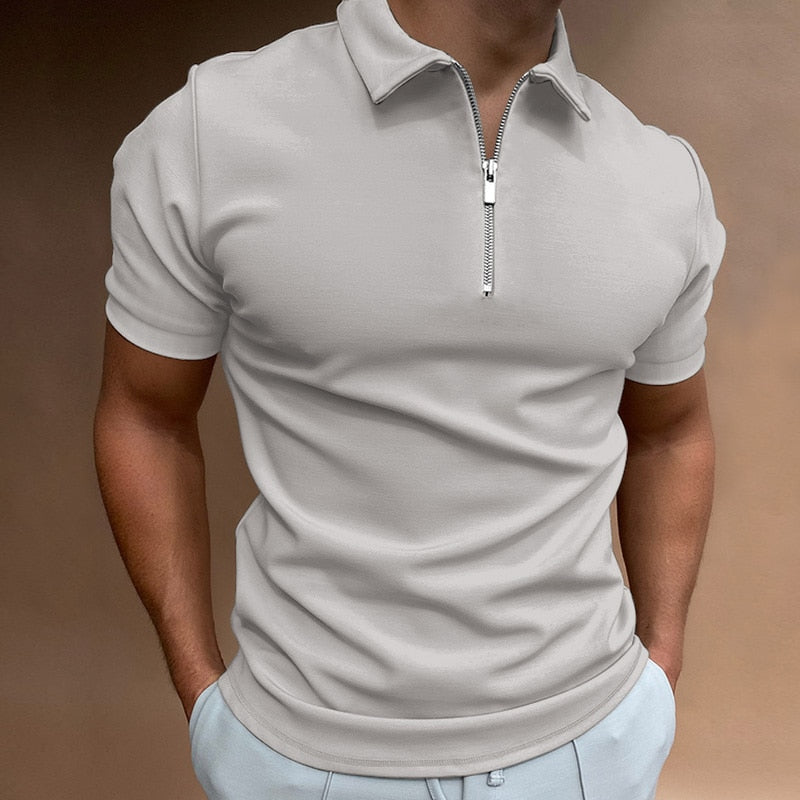 HugoStyle Herrenpolo mit Reißverschluss | Elegantes Design für einen modernen Look