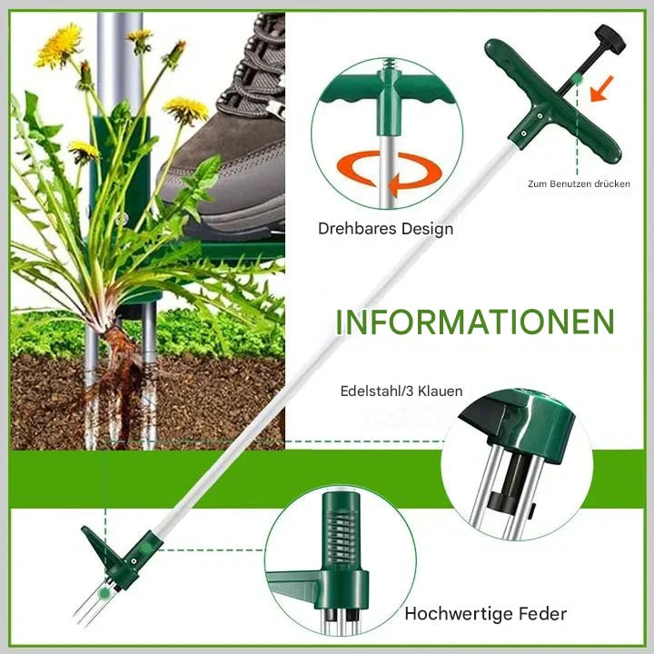 RootVanish™ Stehender Pflanzen-Wurzelentferner für effektive Wurzelentfernung