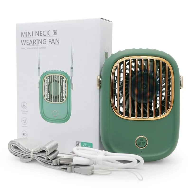 AeroBreeze Nackenventilator | Tragbarer, wiederaufladbarer Ventilator für Komfort überall