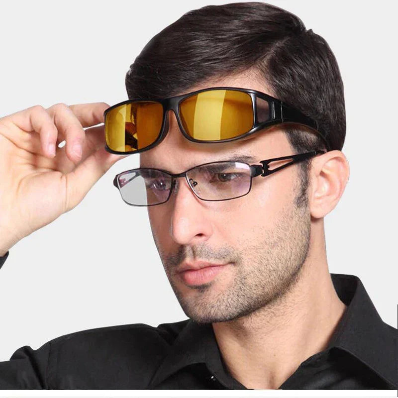 Nachtsichtbrille mit "Glarecut"-Technologie (Sicheres Fahren bei Nacht)