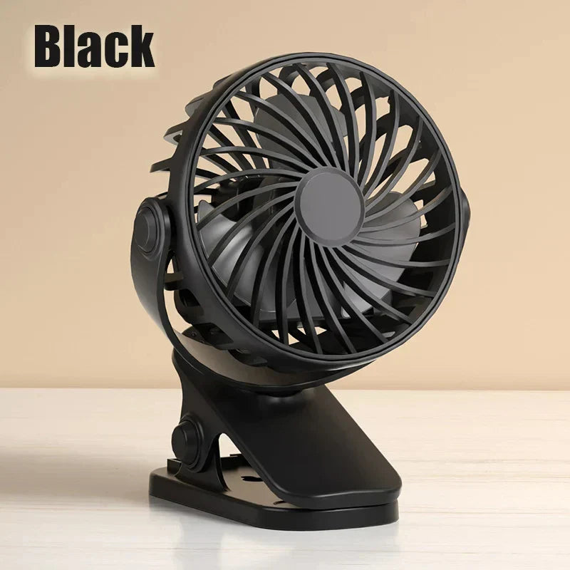 FlexiBreeze USB Ventilator | Drehbar, tragbar mit 3 Geschwindigkeiten und Nachtlicht