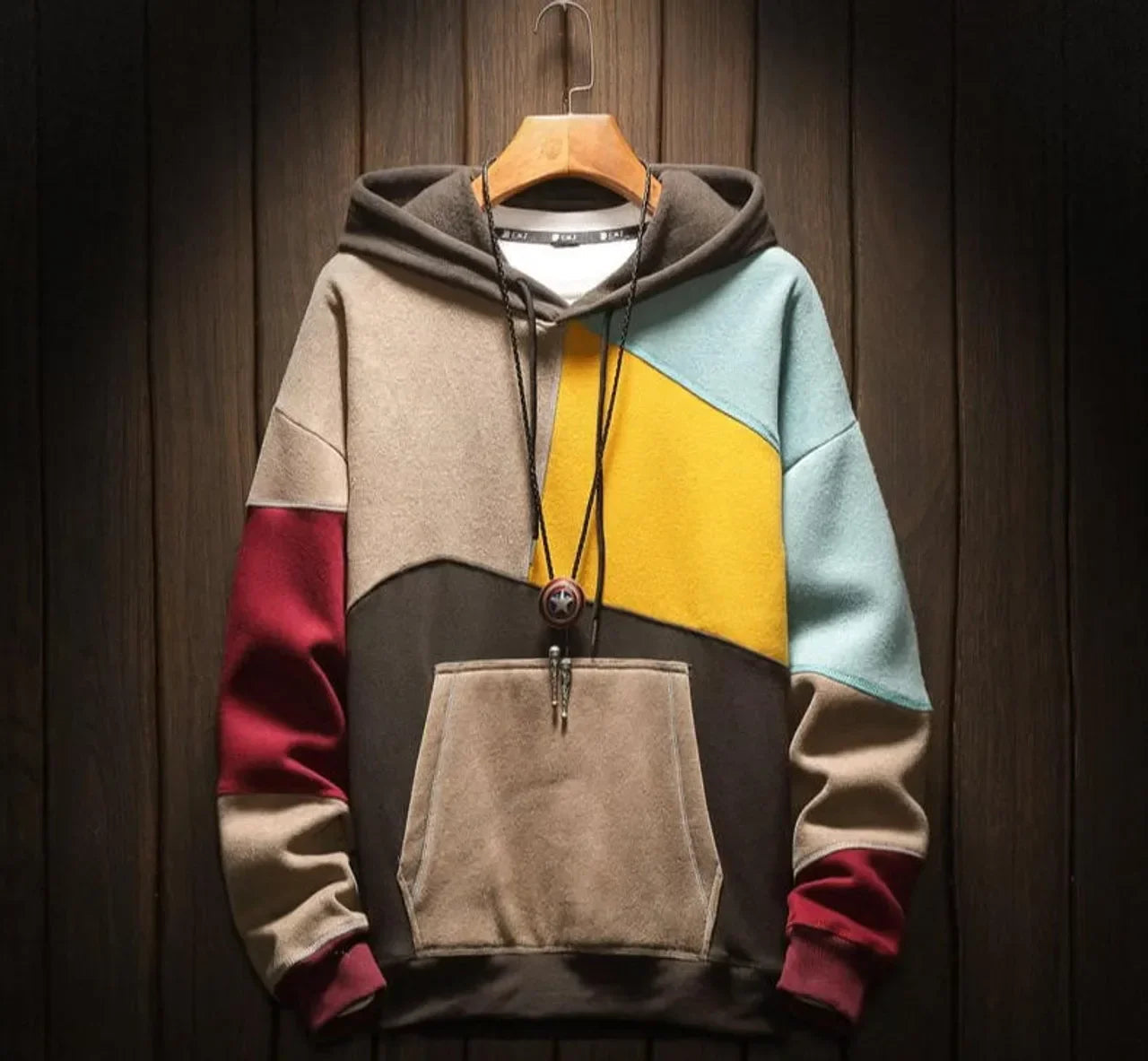 Hoodie mit Farbblocks für Herren | Ideal für den Alltag