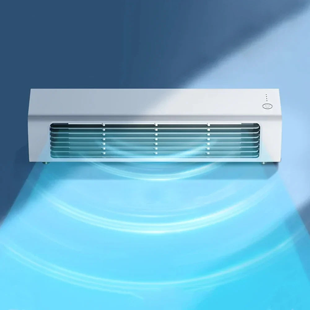 AeroBreeze bladloser Ventilator | Leise und modern mit Fernbedienung und 3 Geschwindigkeiten