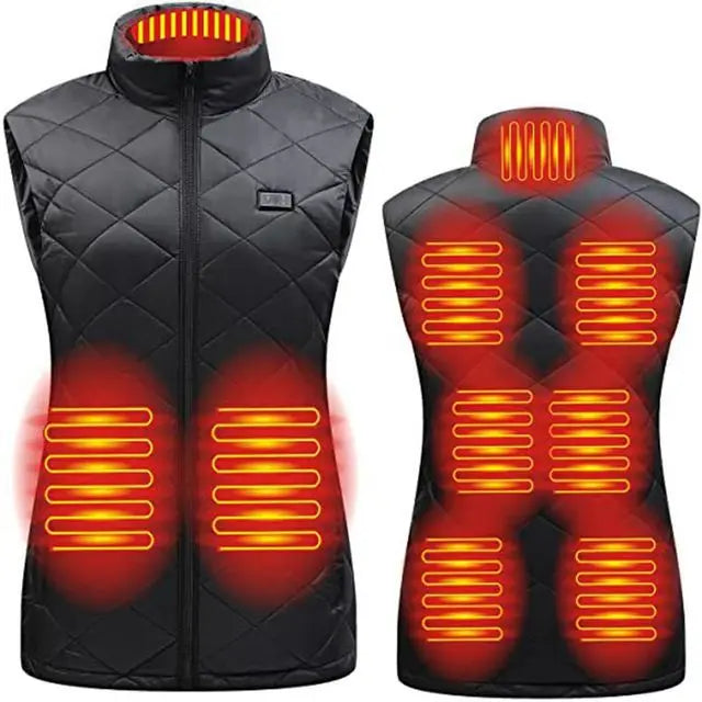 ThermaBelle Damen Heizweste | USB-Beheizte Weste mit Infrarot-Technologie | Wärmeregulierend & Leicht | Ideal für Herbst & Winter