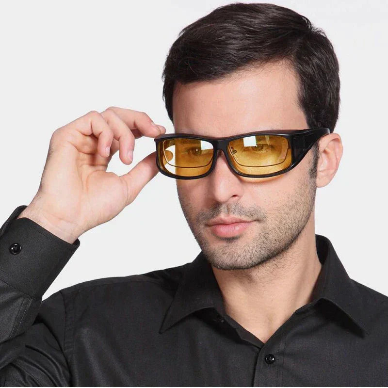 Nachtsichtbrille mit "Glarecut"-Technologie (Sicheres Fahren bei Nacht)