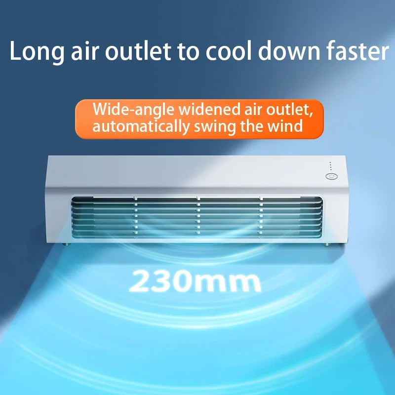 AeroBreeze bladloser Ventilator | Leise und modern mit Fernbedienung und 3 Geschwindigkeiten