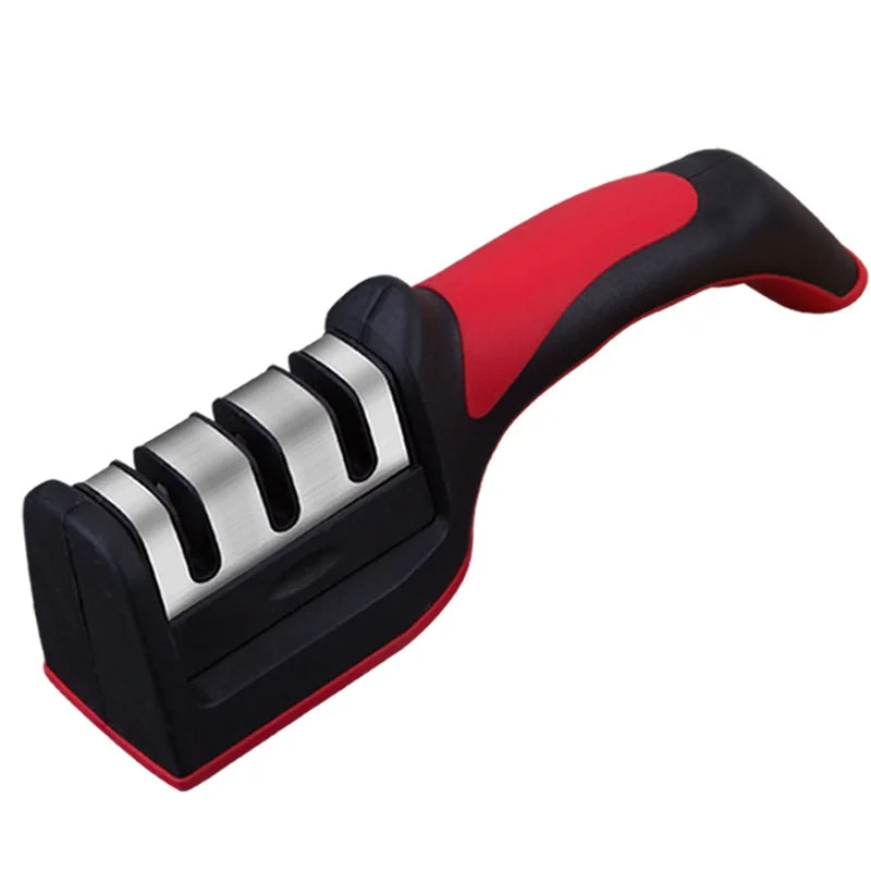 KüchenElite Luxe 3-in-1 Messerschärfer | Professioneller Schärfer für scharfe und langlebige Messer