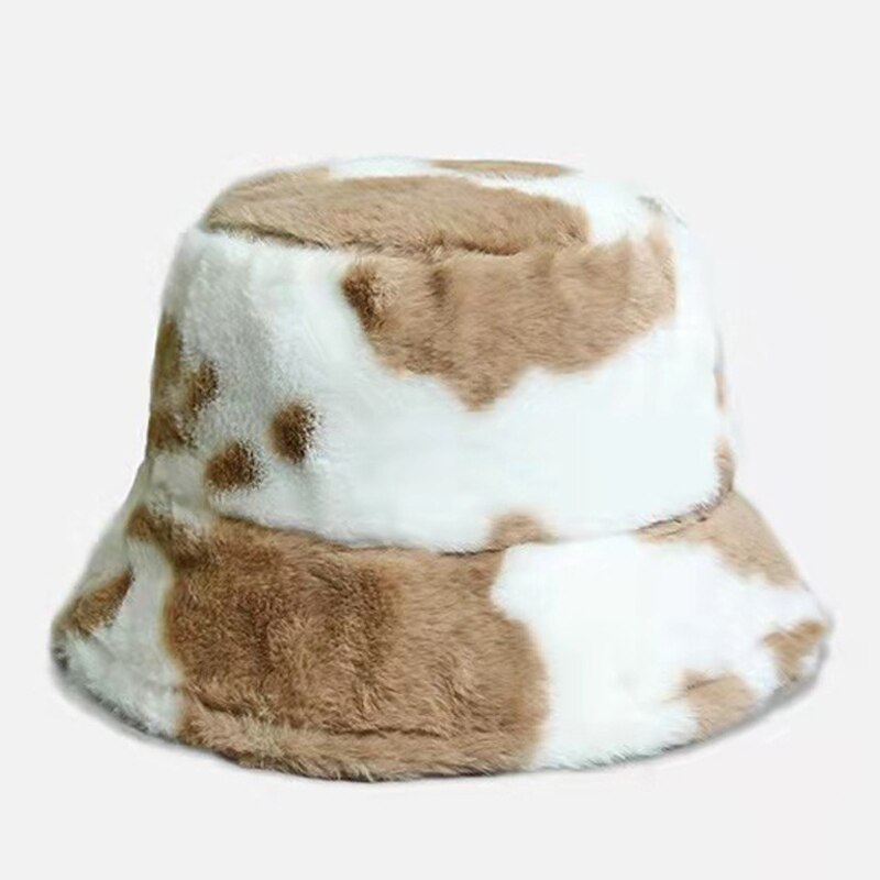 Samtweiche Wintermütze Luxusplüsch – Warmer Unisex Bucket Hat für kalte Tage