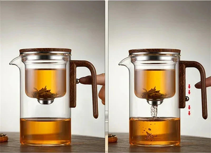TeaFlow – Stilvolle Teekanne mit einfacher magnetischer Wassersteuerung