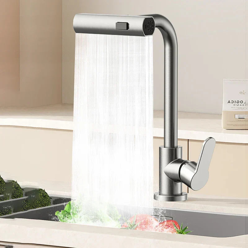 Stylische Wasserfallküchenarmatur – Eleganz & Funktionalität vereint