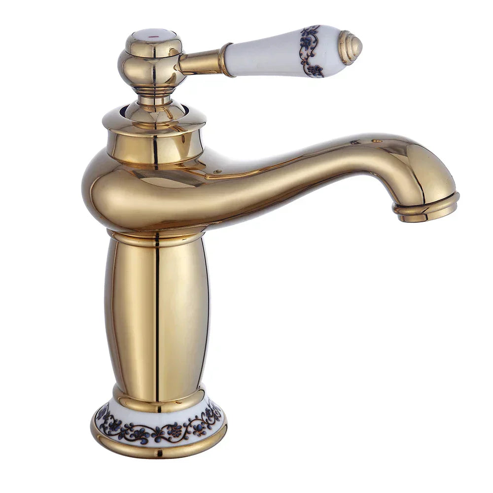 Vintage Luxe Badezimmerarmatur für elegante Interieurs