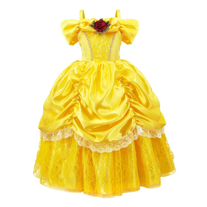 Liora Verzauberndes Prinzessinnenkleid – Märchenhaftes Cosplay für Kinder