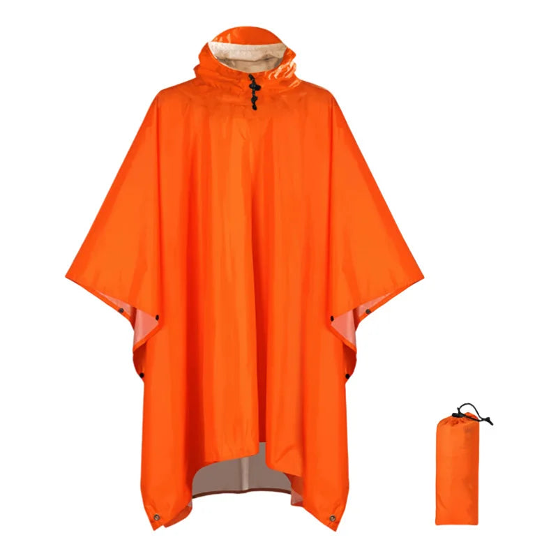 Herren Regenponcho – Wasserdicht, Winddicht und Faltbar für Outdoor