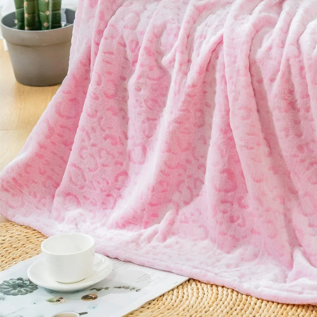 Leopardenmuster Fleece Decke – Superweiche Flanell-Decke für zusätzlichen Komfort