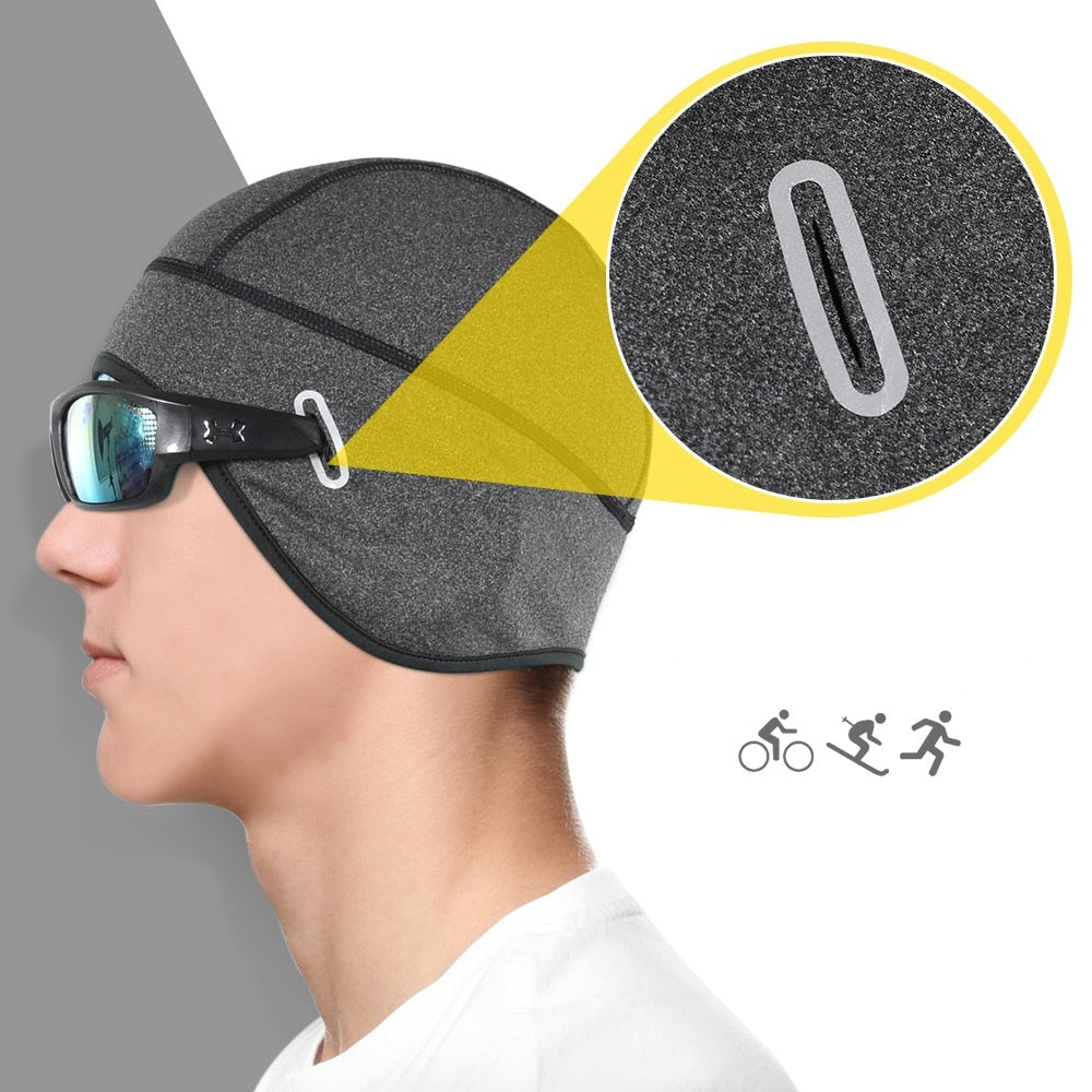 ThermoFit Wintermütze SlimShield – Dehnbare windschützende Sportmütze für Outdoor-Aktivitäten
