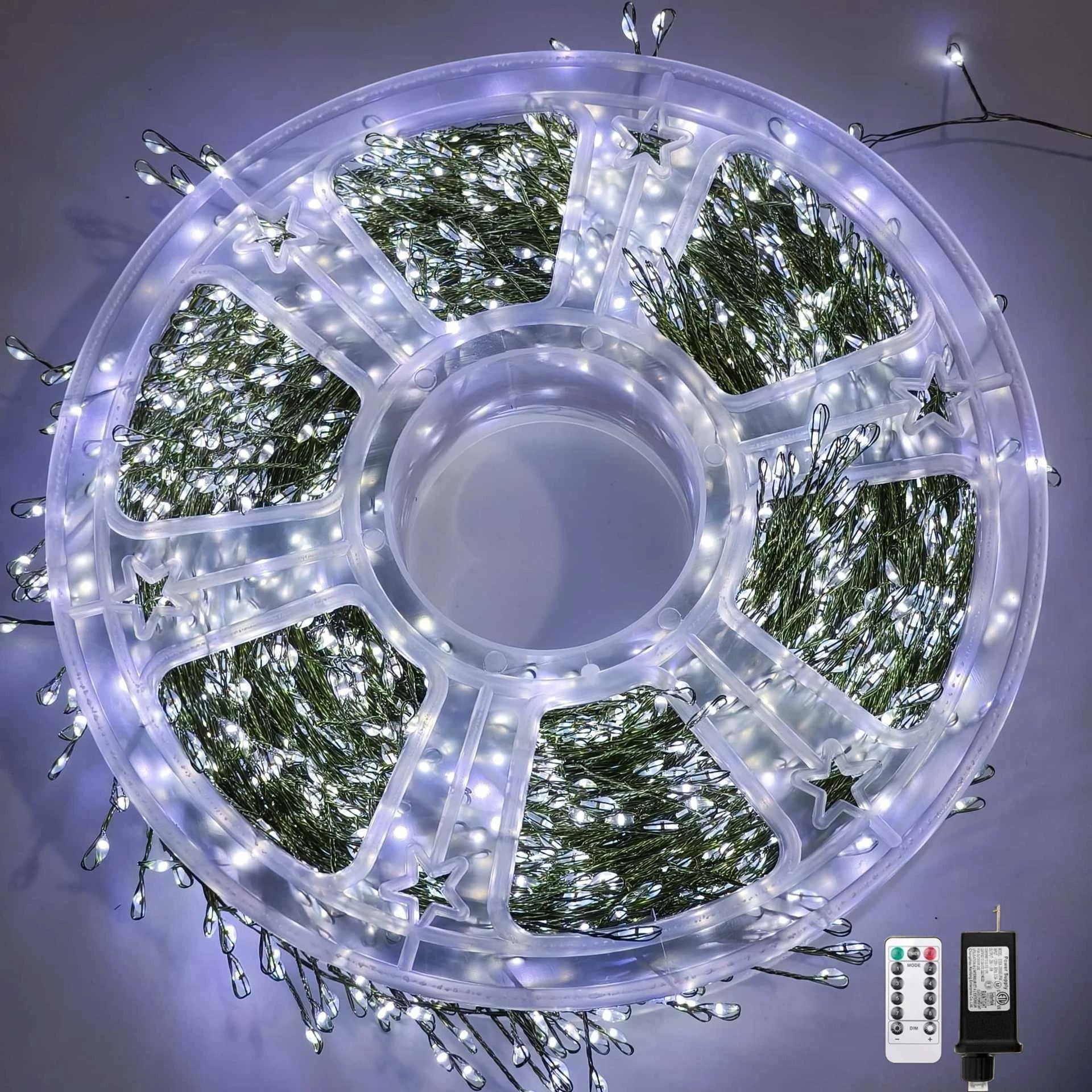 LED Feuerwerk Lichterkette Mit Fernbedienung 30-75 m 900-2000 LEDs IP65 Wasserdicht Für Feste