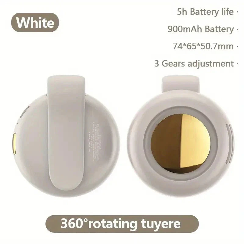 BreezeClip Mini-Ventilator | Stilvoll, tragbar und 360° drehbar für Kinder und unterwegs