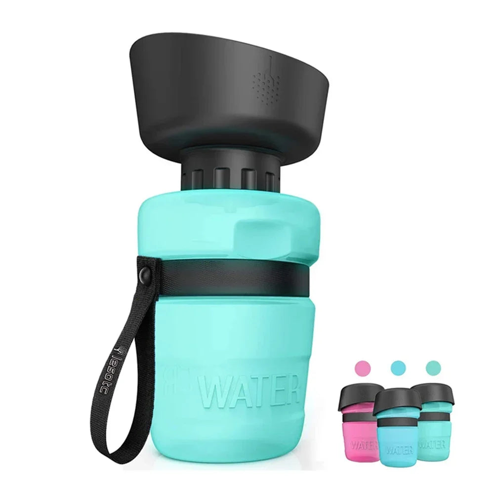 Zusammenklappbare Hunde-Wasserflasche | Ideal für eine lange Fahrt oder einen Spaziergang mit Ihrem Hund