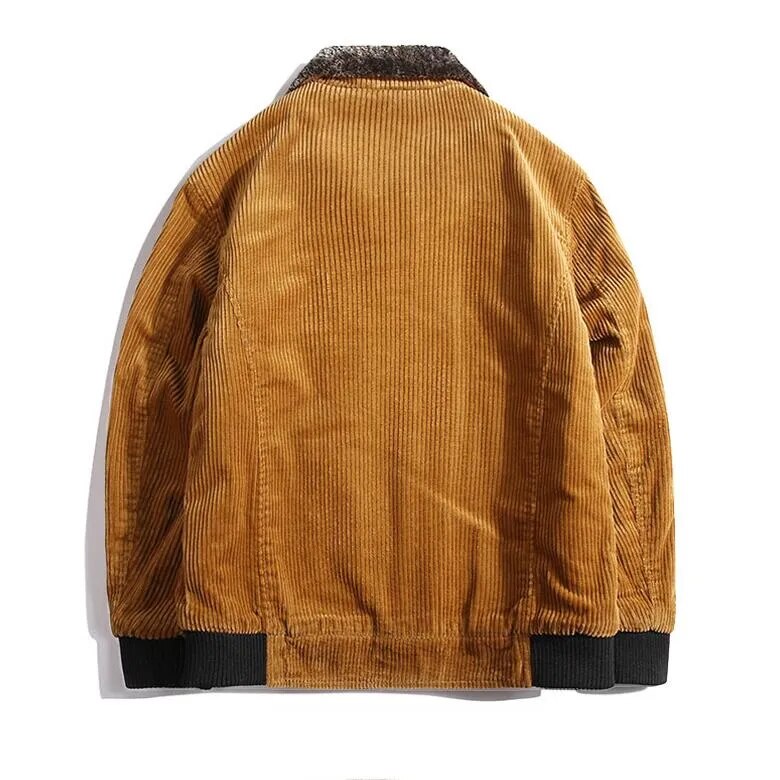 Klassische Winterjacke aus Cord für Herren