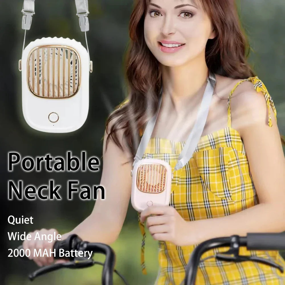 AeroBreeze Nackenventilator | Tragbarer, wiederaufladbarer Ventilator für Komfort überall