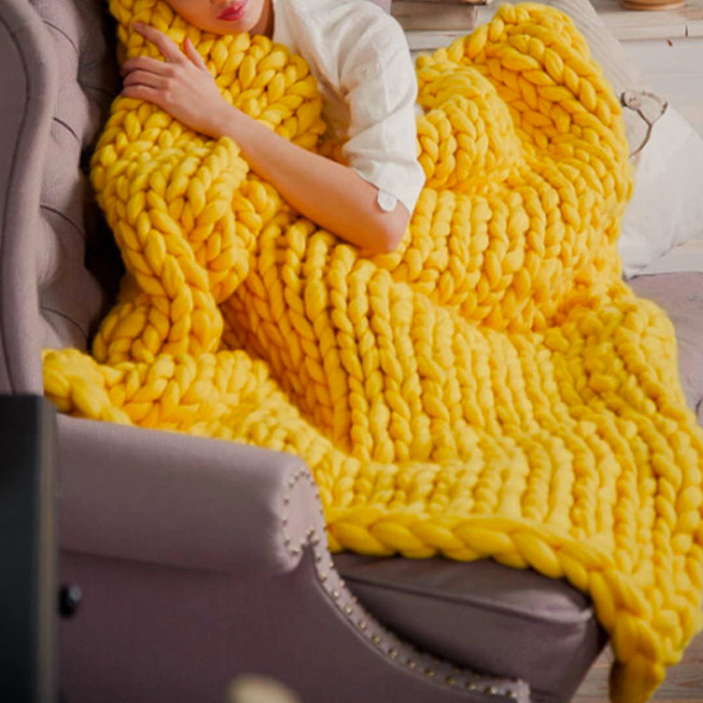 1000 Gramm XXL Chunky Strickgarn Weich Für Warme Decken