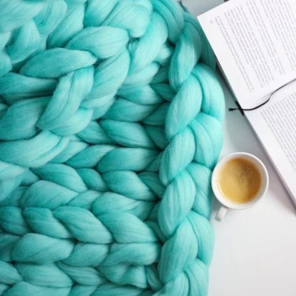 1000 Gramm XXL Chunky Strickgarn Weich Für Warme Decken