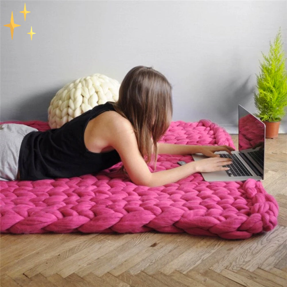 1000 Gramm XXL Chunky Strickgarn Weich Für Warme Decken