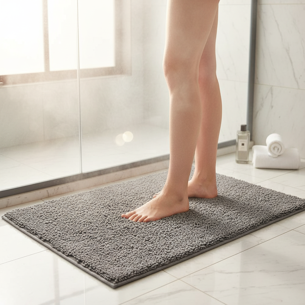 Rutschfeste Duschmatte Schnelltrocknende Hygienische Badmatte