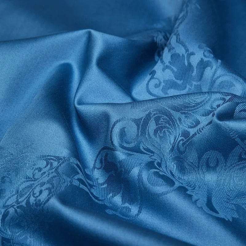 Elegance Blau Bettbezugset