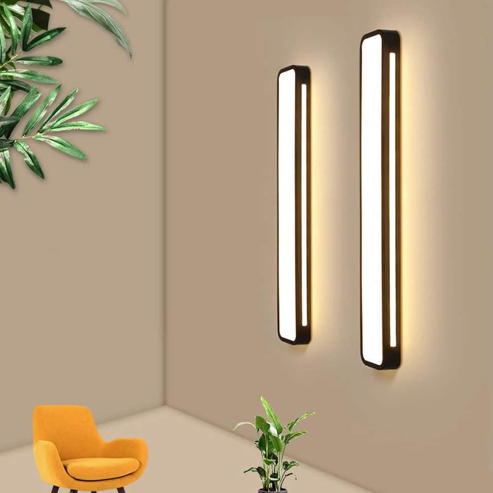 Minimalistische Lineare LED Deckenlampe aus Eisen mit Acryl