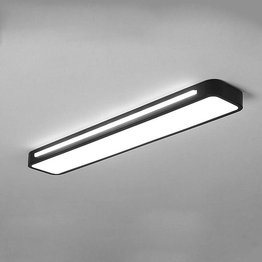 Minimalistische Lineare LED Deckenlampe aus Eisen mit Acryl