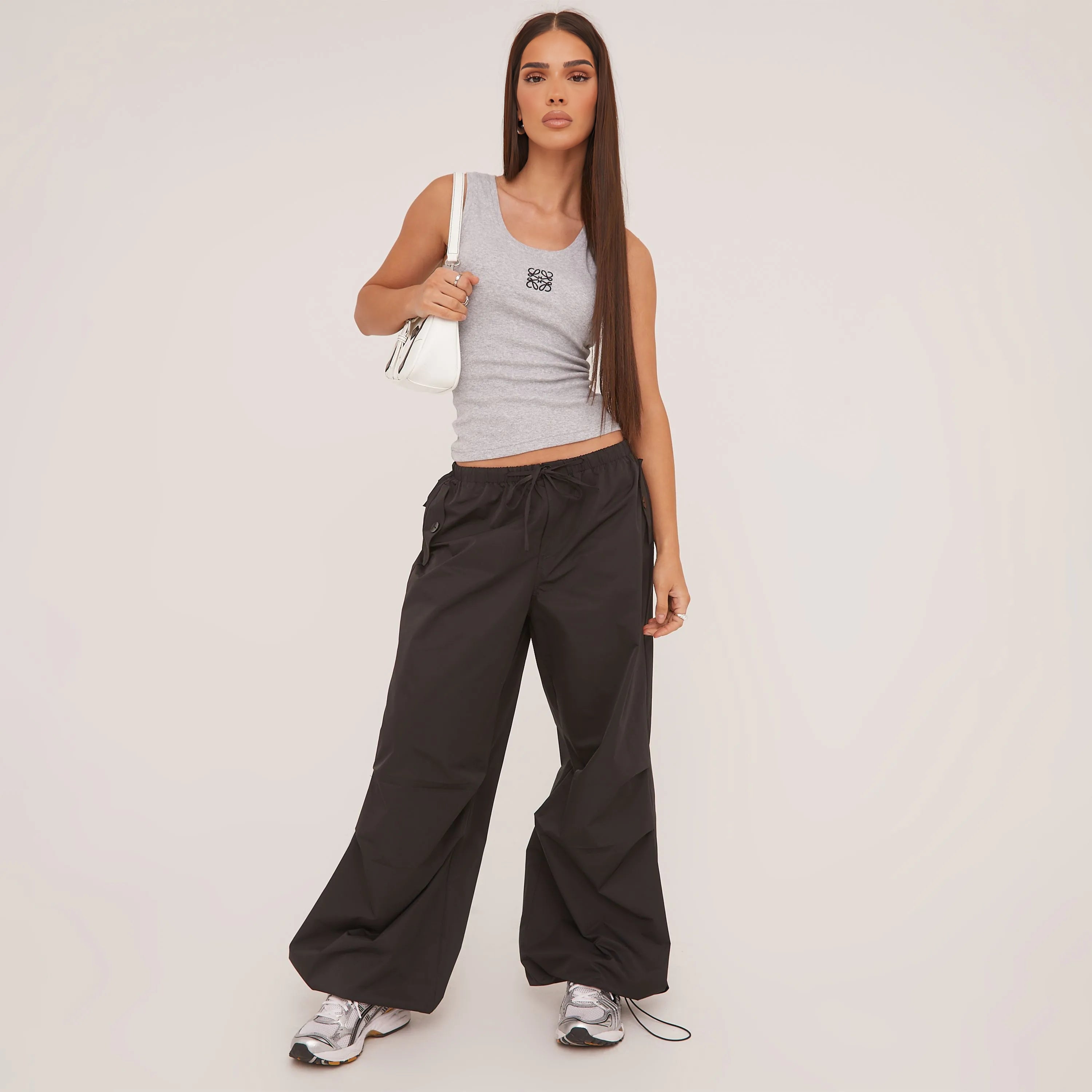 Minimalistisches Sommer Tanktop Seidiger Baumwolle