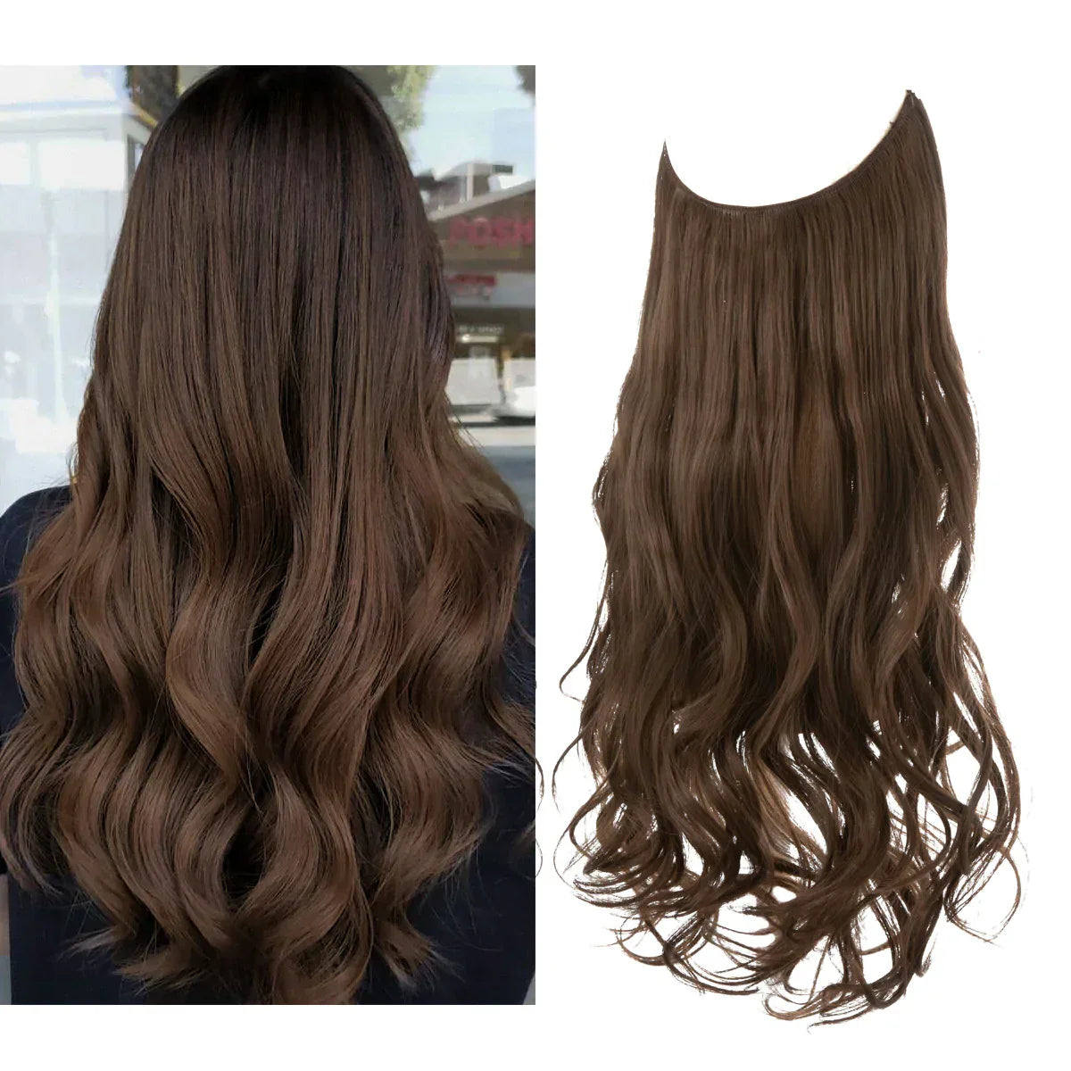 SecretHair | Echthaar Extensions | Natürliches Wellen-Volumen | Blond